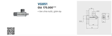VAN GIẢM ÁP VIGLACERA VG851