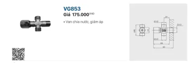 VAN CHIA NƯỚC CÓ KHÓA VIGLACERA VG853
