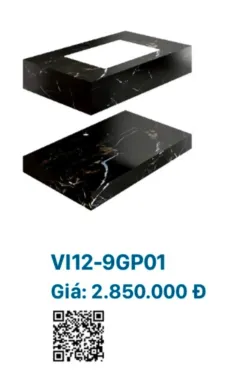 LAVABO BÀN ĐÁ VIGLACERA ĐEN