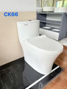 BỒN CẦU KHỐI THIÊN THANH GALAXY CK66 NẮP ÊM