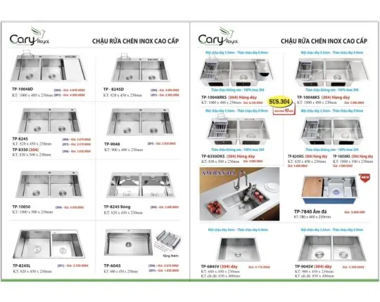 CHẬU RỬA CHÉN CARY ROYAL 3