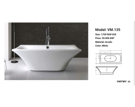  BỒN TẮM VIỆT MỸ VM135
