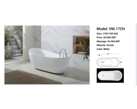  BỒN TẮM VIỆT MỸ VM17CH