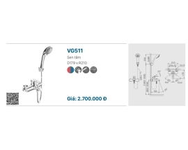 SEN CỦ NÓNG LẠNH VIGLACERA VG504
